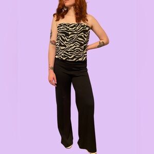 Zebra Y2K Jumpsuit
